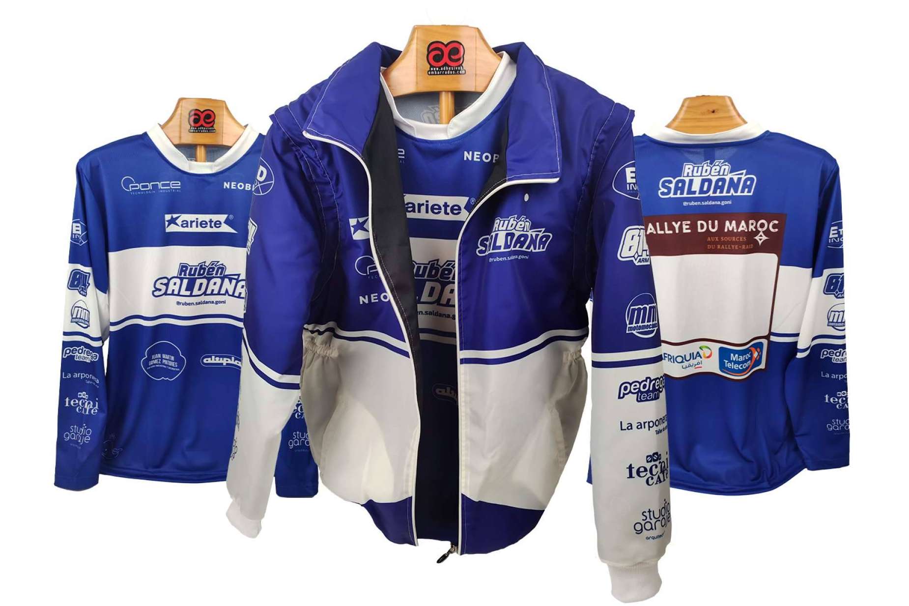 Adquirir camiseta motocross con ADHESIVOSEMBARRADOS