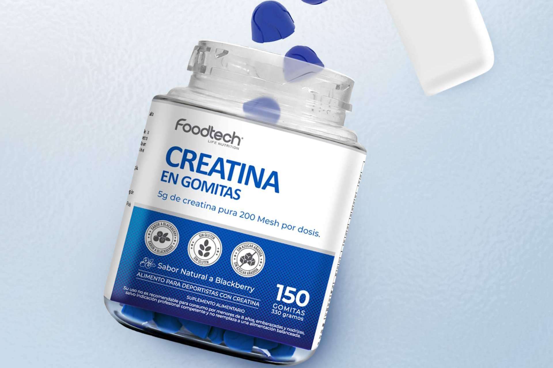 Creatina en forma de gomitas, la novedosa forma de tomar creatina de Supletech