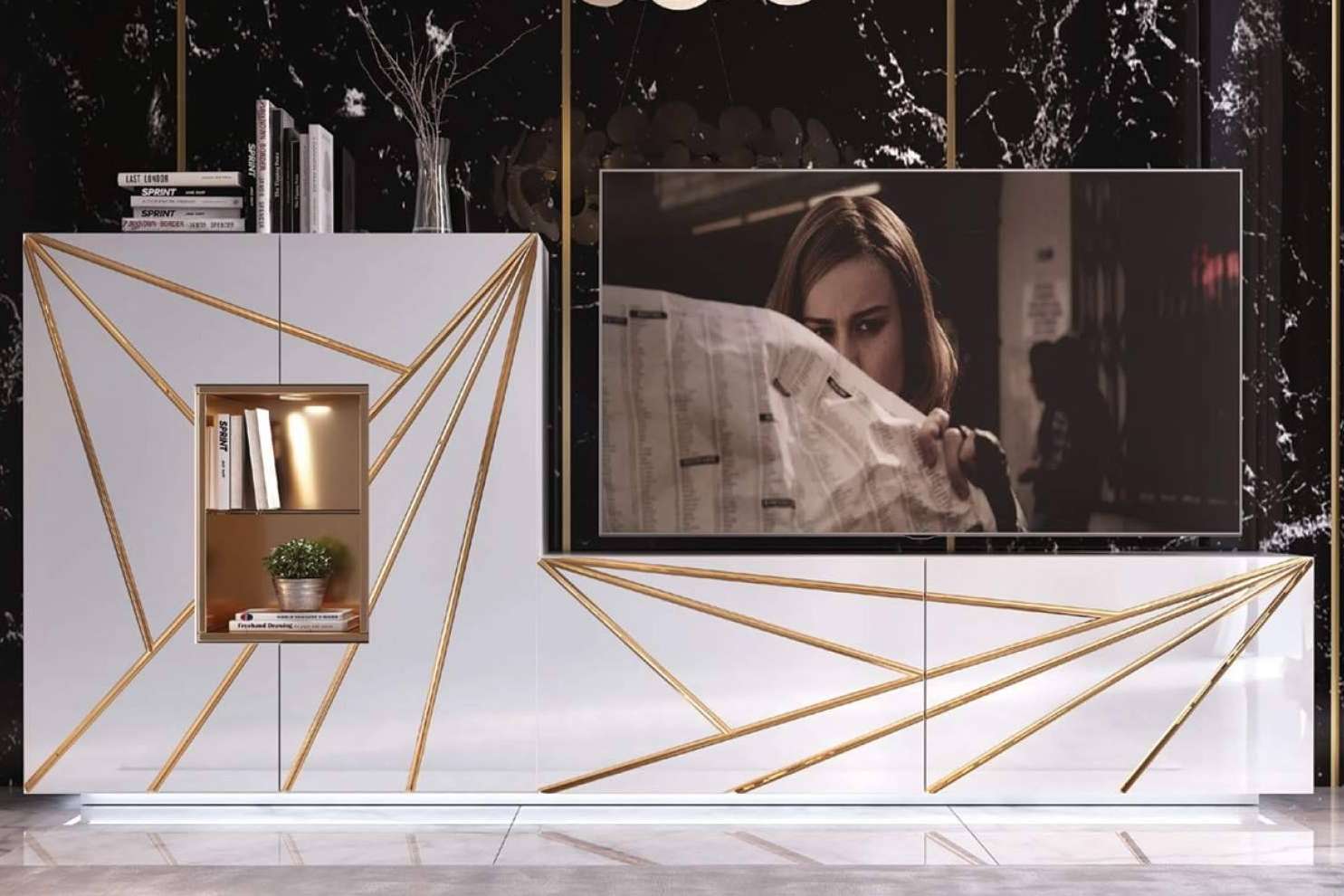 Muebles La Factoría y su colección de salones lacados, una opción ideal para interiores sofisticados
