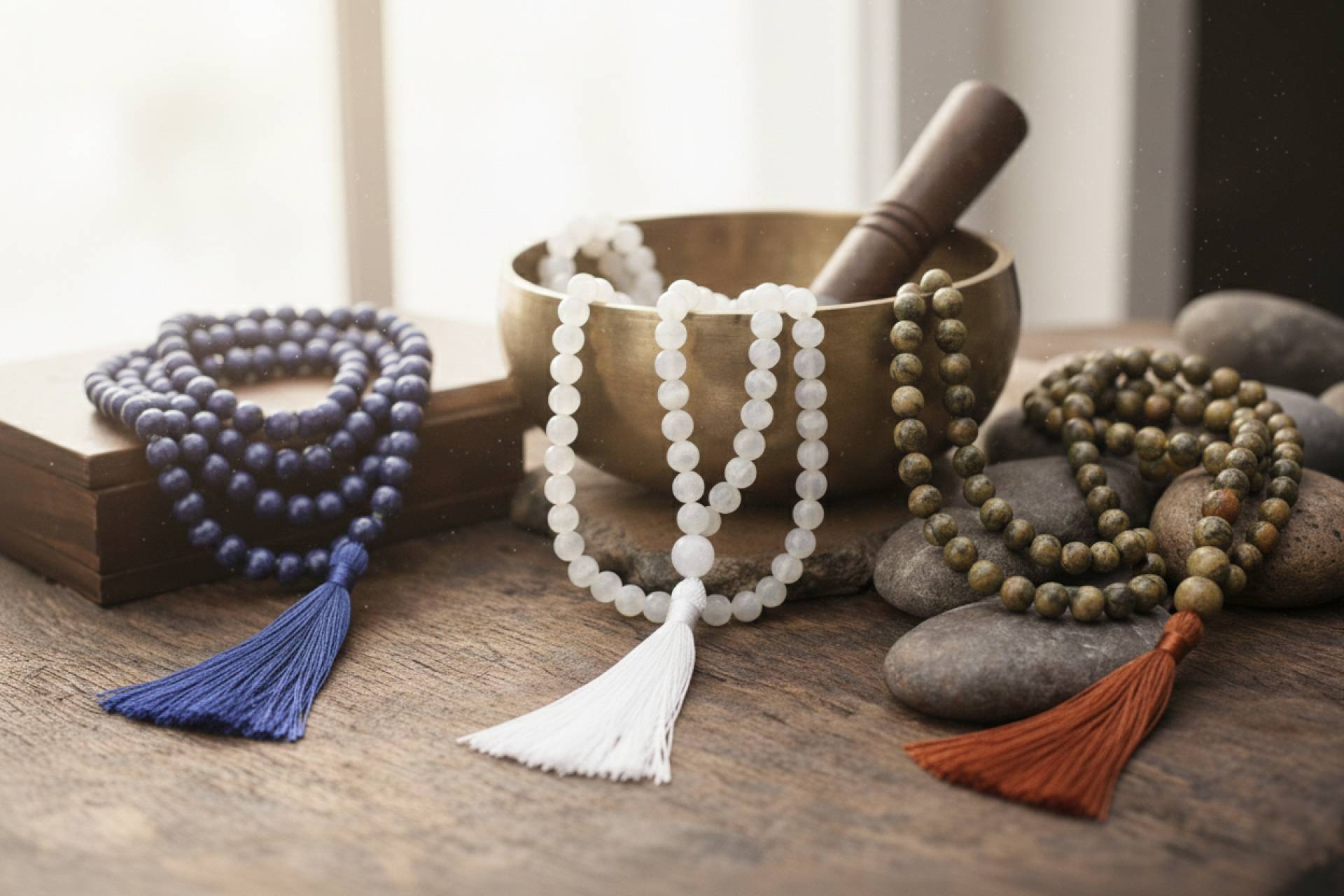 Japa mala de piedras naturales; qué es, su origen y cómo elegirlo