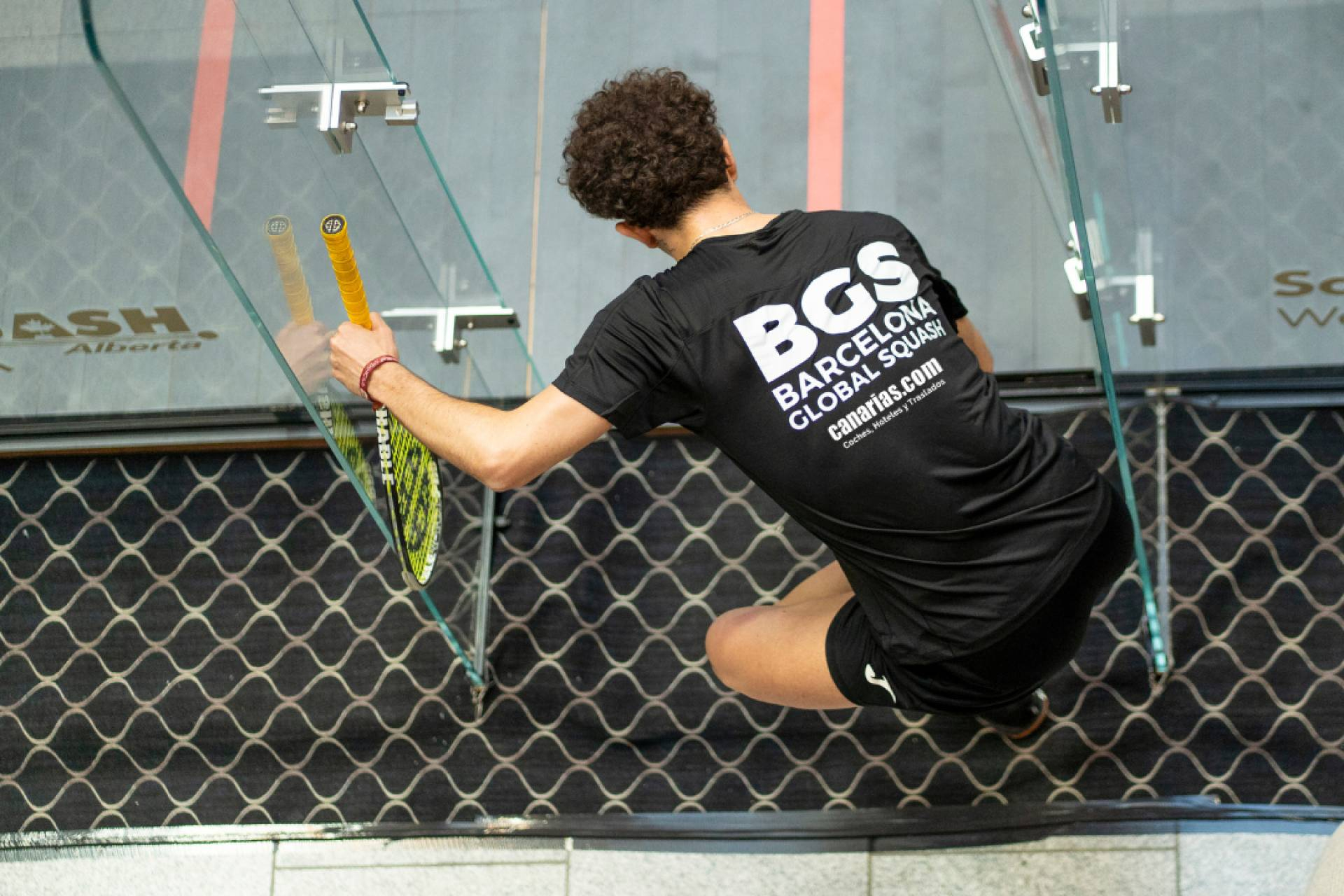 Iván Pérez; promesa del squash español. Un tinerfeño con el apoyo de su tierra