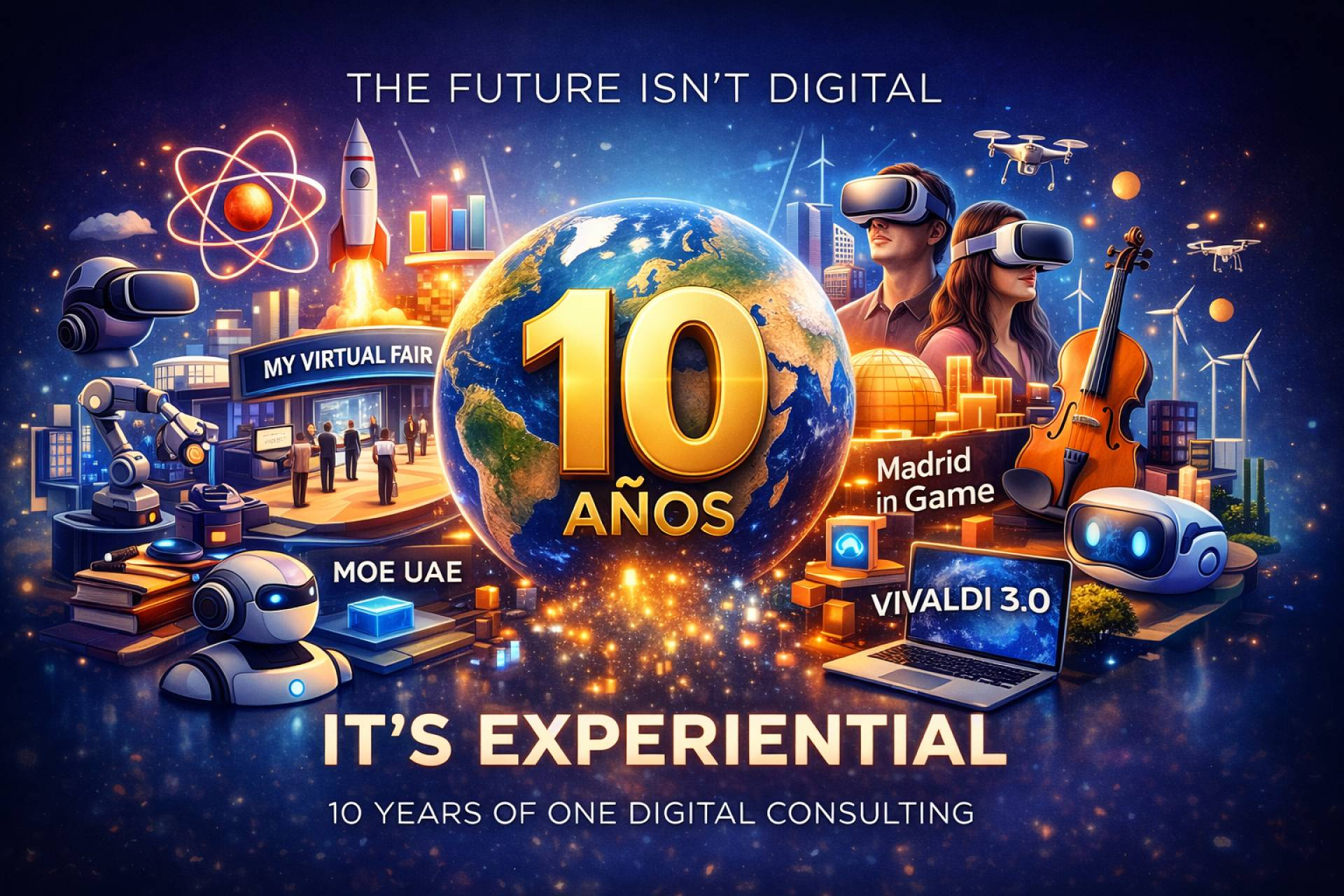 La economía experiencial despeg; ONE celebra 10 años impulsando XR,AI y entornos virtuales