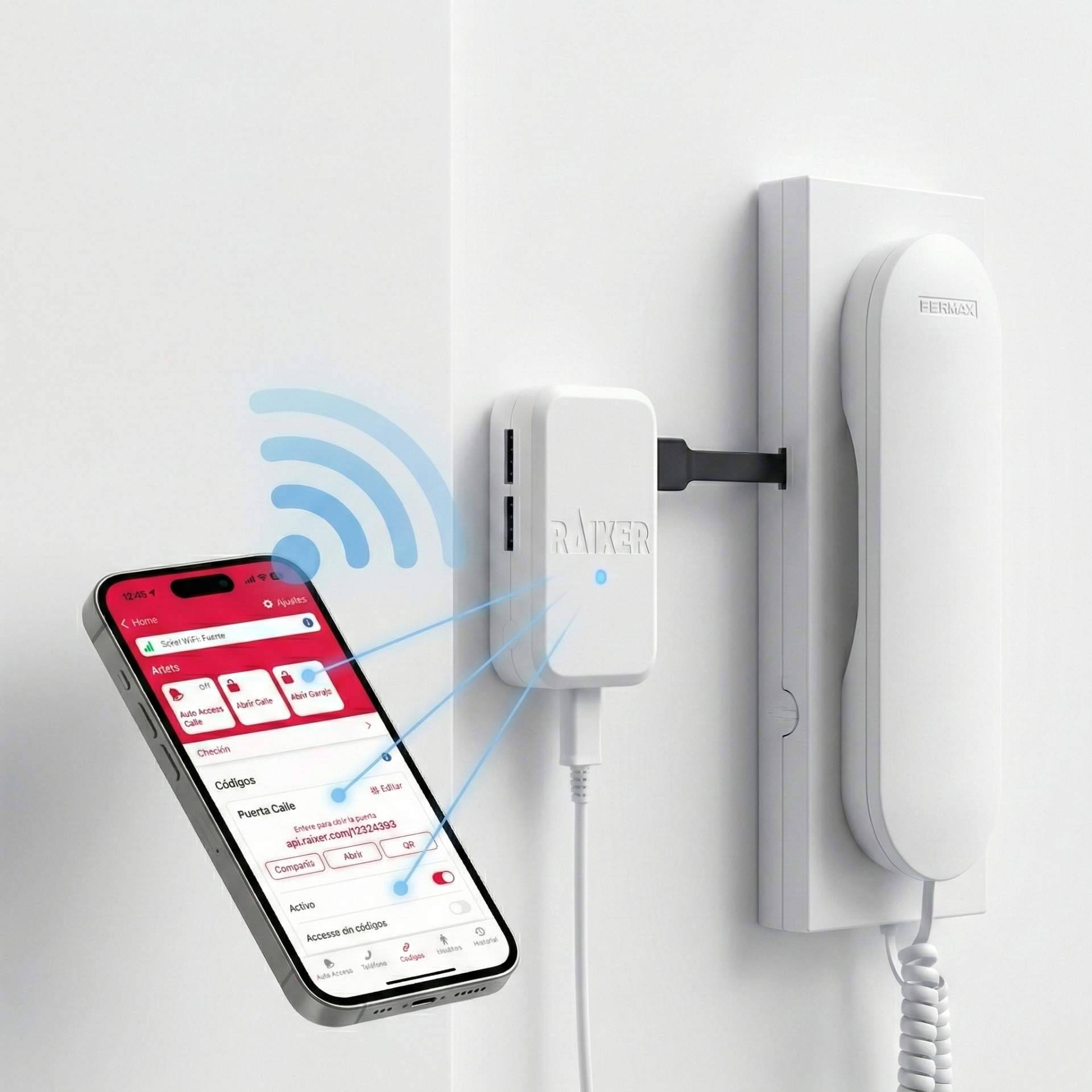 Conectar el telefonillo y la puerta al móvil es fácil con Raixer