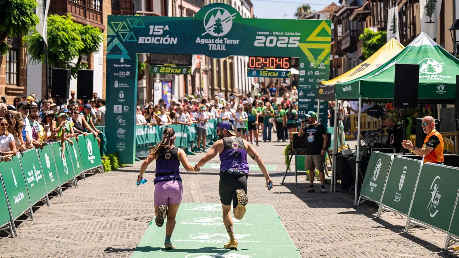 La lluvia rompió el camino; La Aguas de Teror Trail abrió otro