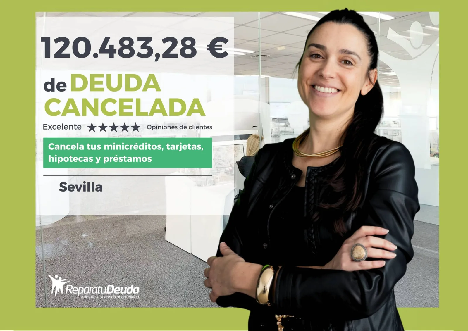 Con la Ley de Segunda Oportunidad, Repara tu Deuda exonera 120.483,28 € de deuda en Sevilla